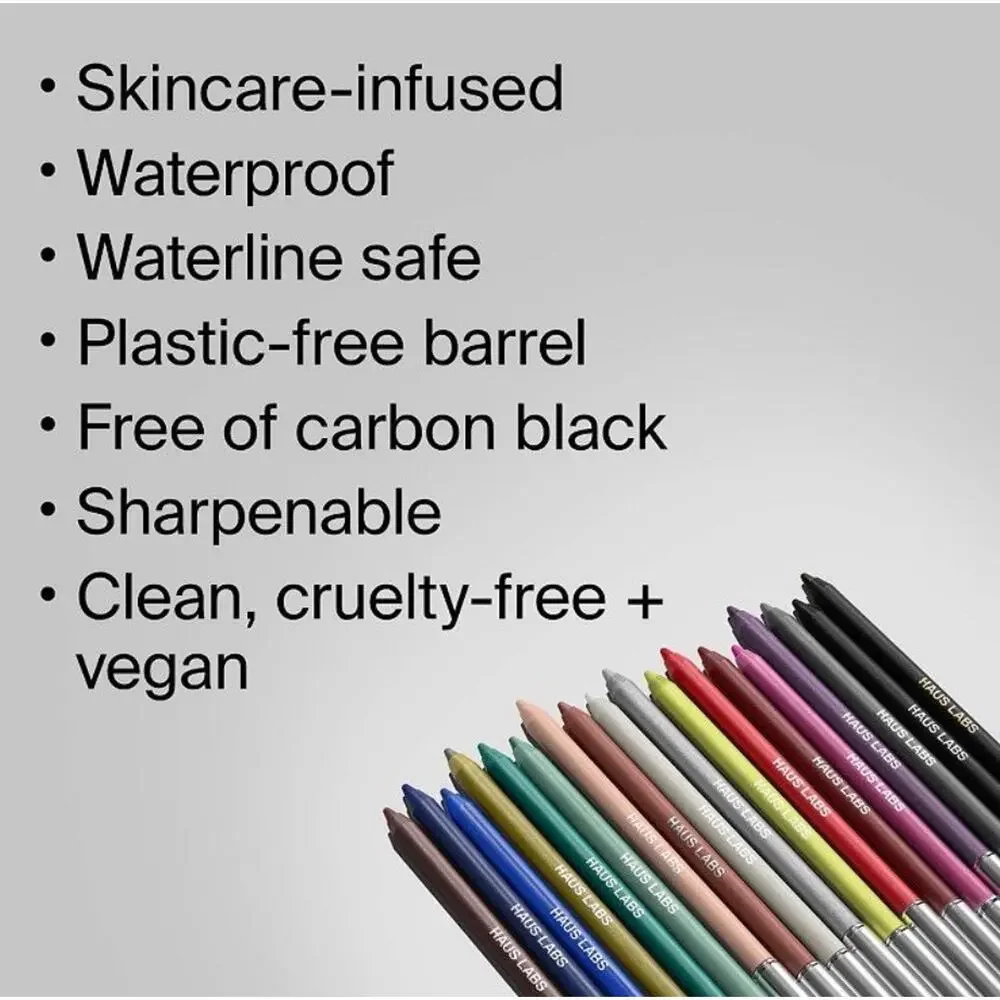 Haus Labs By Lady Gaga Optic Intensity Eco Eyeliner Pencil, CHARCOAL MATTE